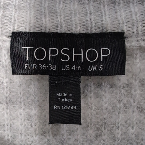 Topshop | Ribbon Sweater with Bell Sleeves Size S - Picture 5 of 10